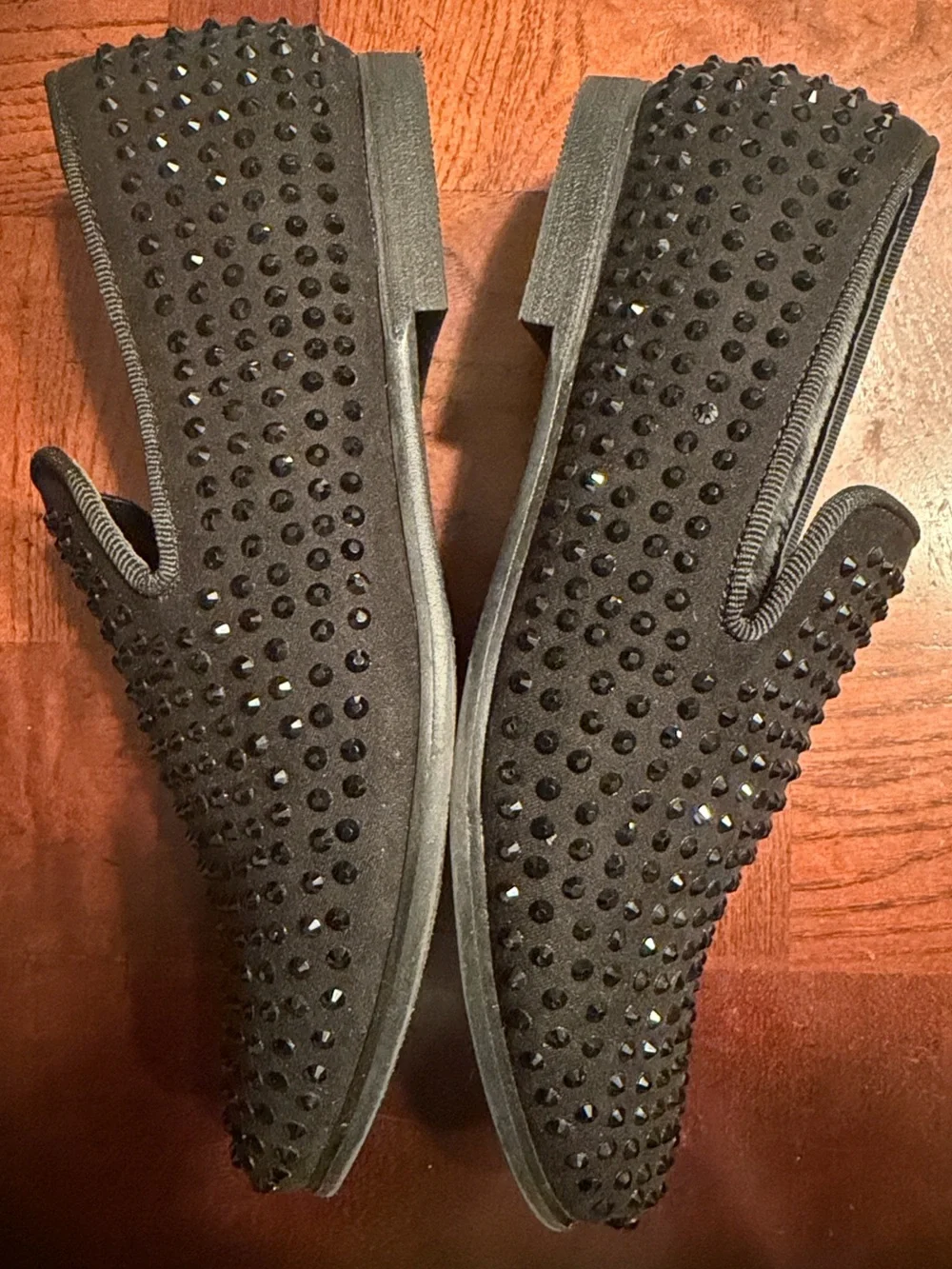 Steve Madden Kids Boys  Rhinestone Slip on Loafers Shoes(Size 1)